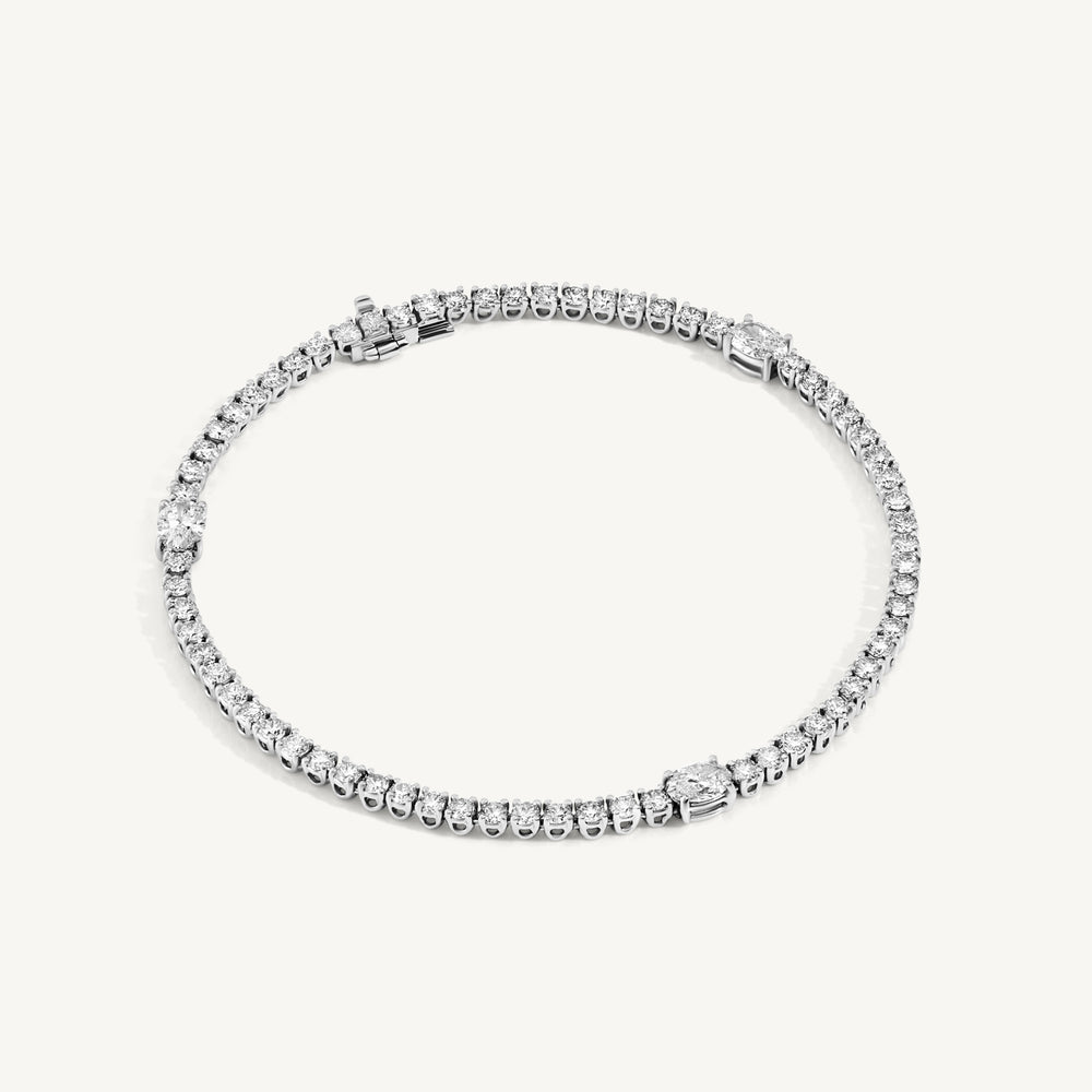 
                  
                    Round and Oval Diamond Tennis Bracelet
                  
                