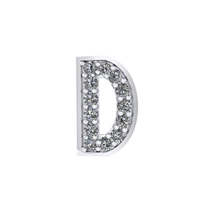 Bangle Charm Letter D
