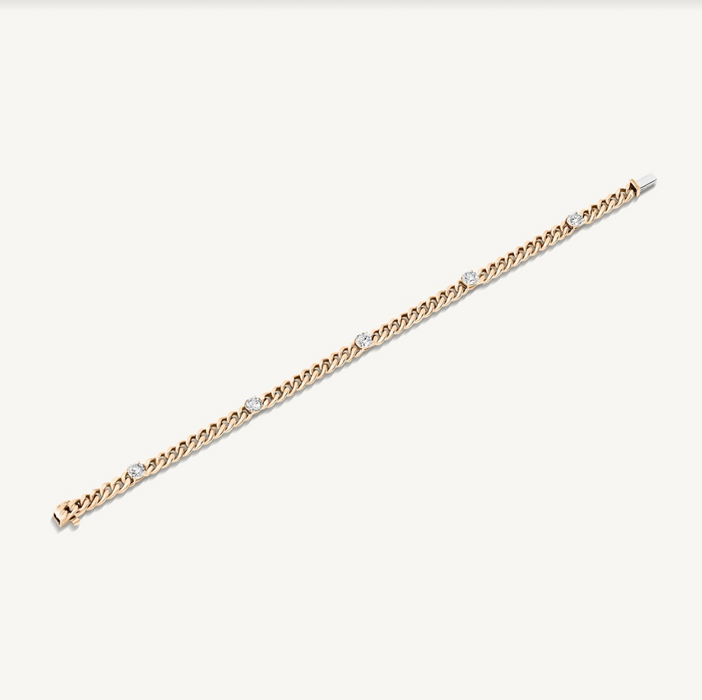 
                  
                    Round Diamond Chain Bracelet
                  
                