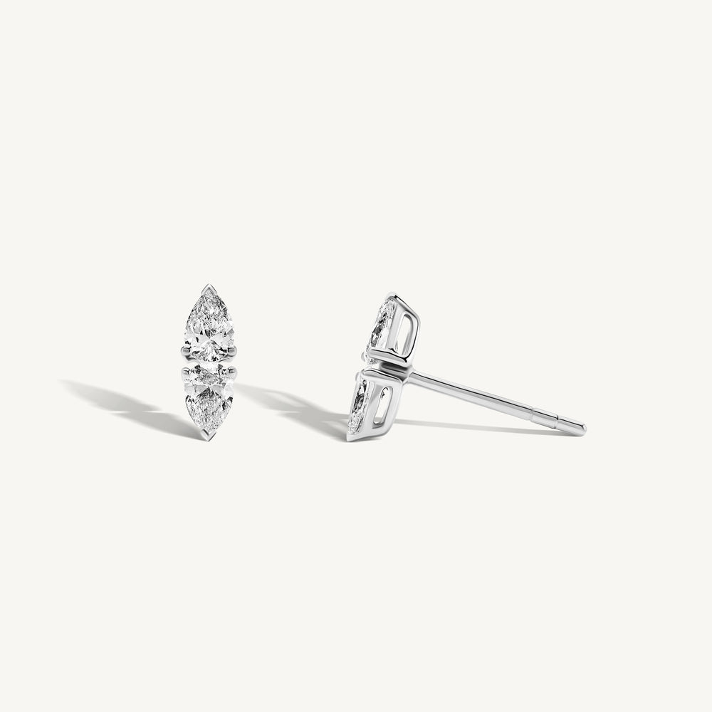 Rose Diamond Earrings
