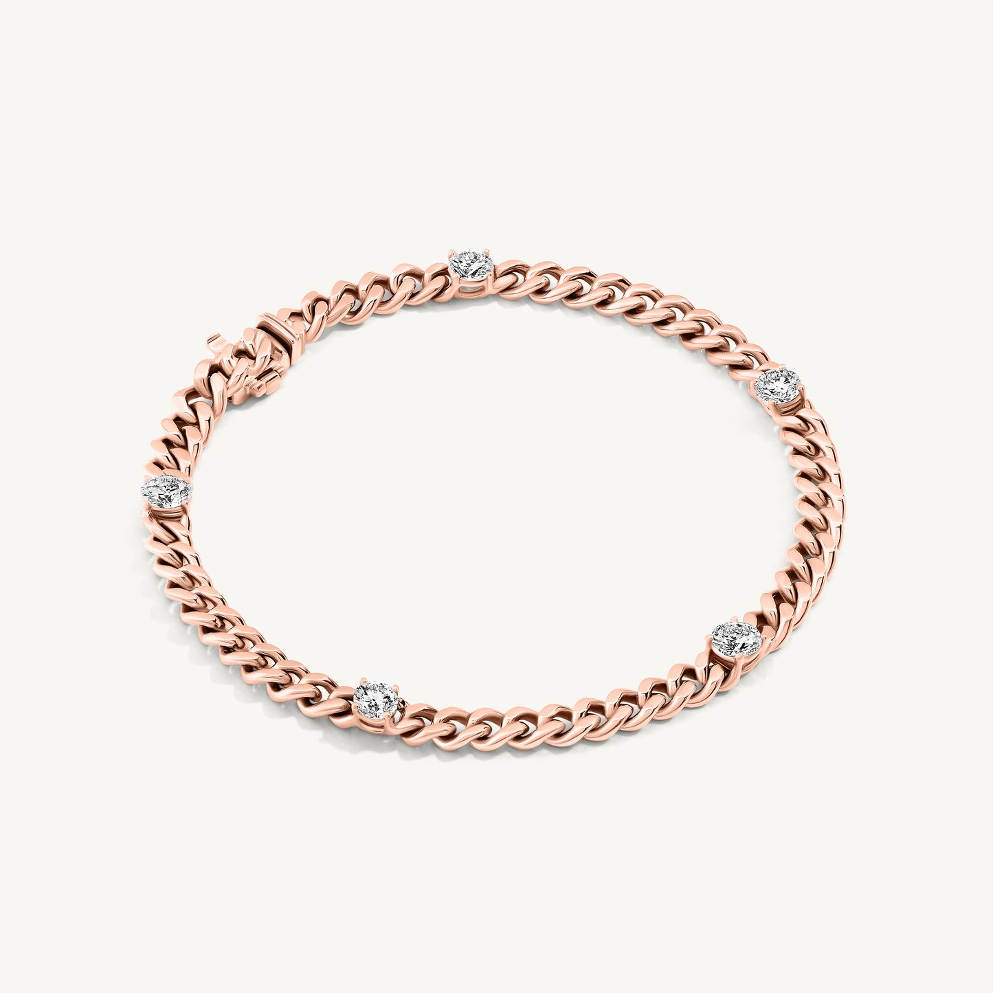 
                  
                    Round Diamond Chain Bracelet
                  
                